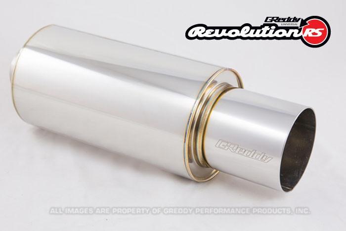 Universal 2.5" Revolution RS Muffler (140) and Tip (102)