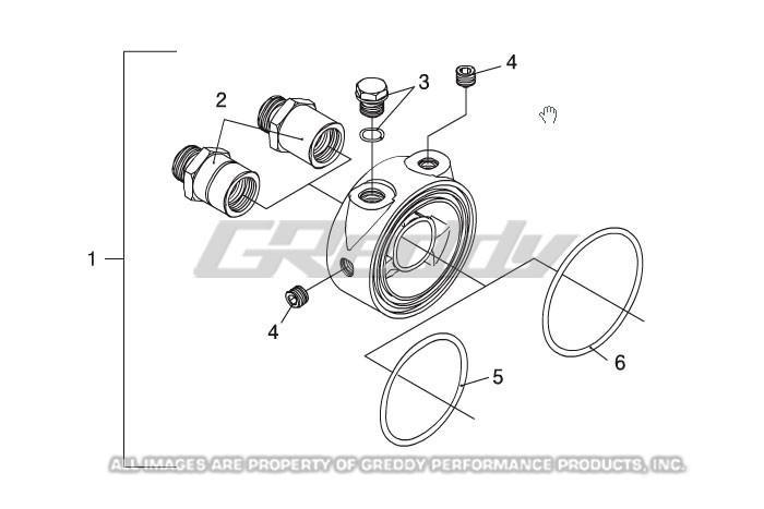 Oil Filter Block Sensor Adapter - Universal