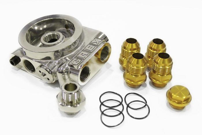 Oil Cooler Block Adapter - Remote Filter