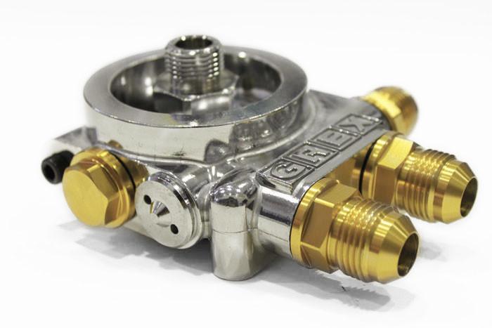 Oil Cooler Block Adapter - Remote Filter
