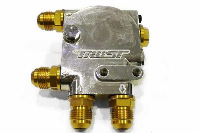 Oil Cooler Block Adapter - Remote Filter
