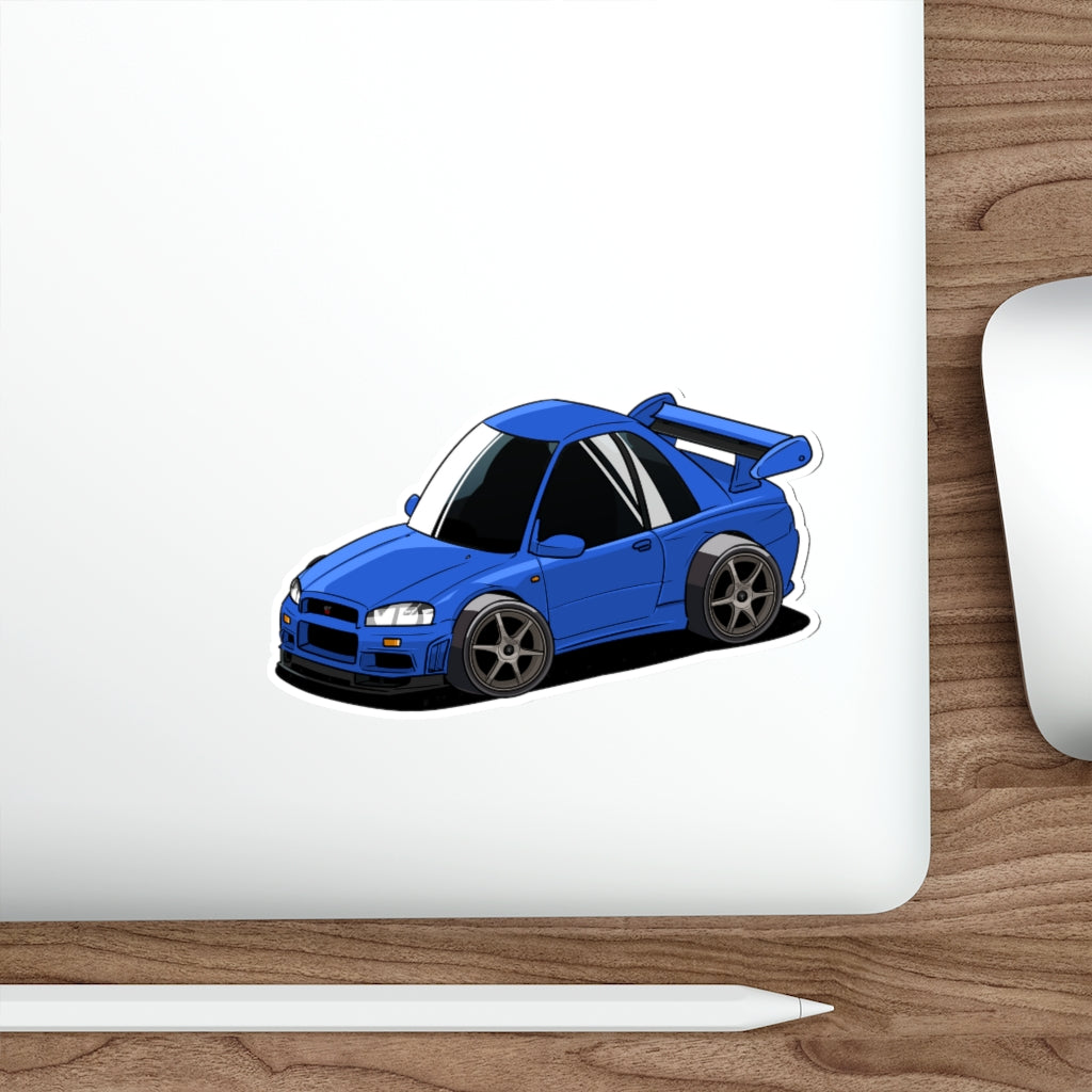 R34 GT-R Die-Cut Stickers