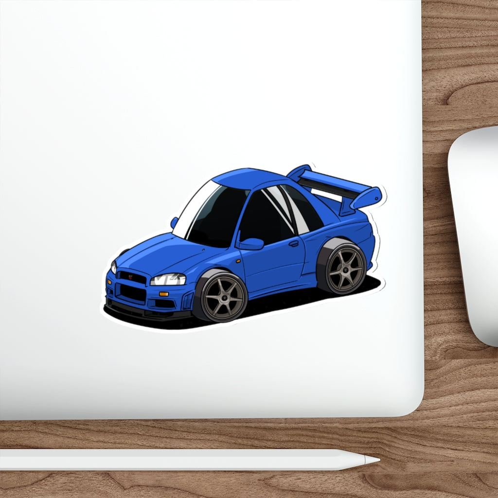 R34 GT-R Die-Cut Stickers