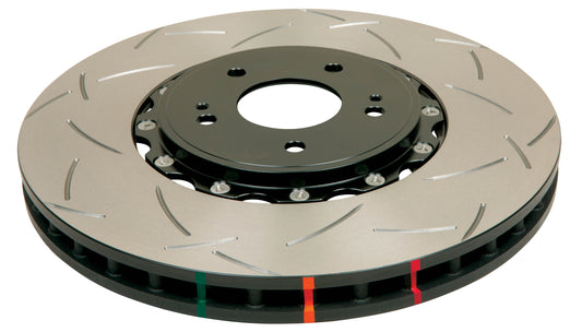 T3 5000 Series Two Piece Uni-Directional Slotted Front Rotor w/ Black Hat, R32-R34 (Brembo)