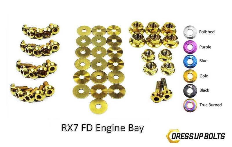 Titanium Hardware Engine Bay Kit, FD3S