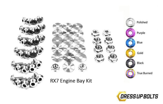 Titanium Hardware Engine Bay Kit, FC3S