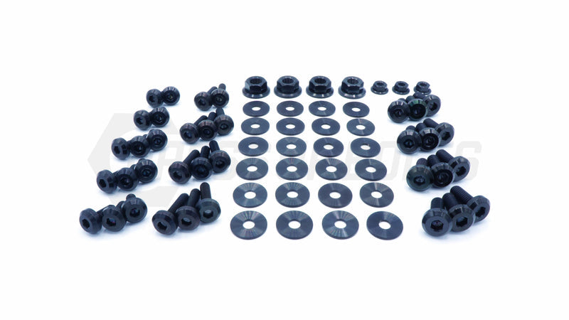 Titanium Hardware Engine Bay Kit, R32