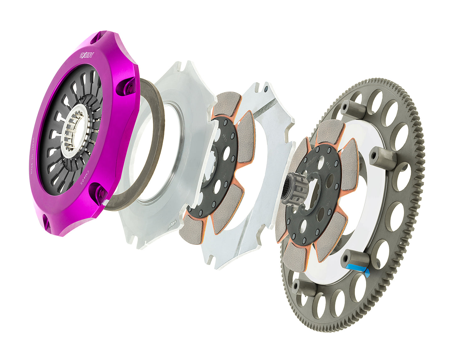 Stage 5 Hyper Compe-D Twin Metallic Clutch and Flywheel Kit, FD3S