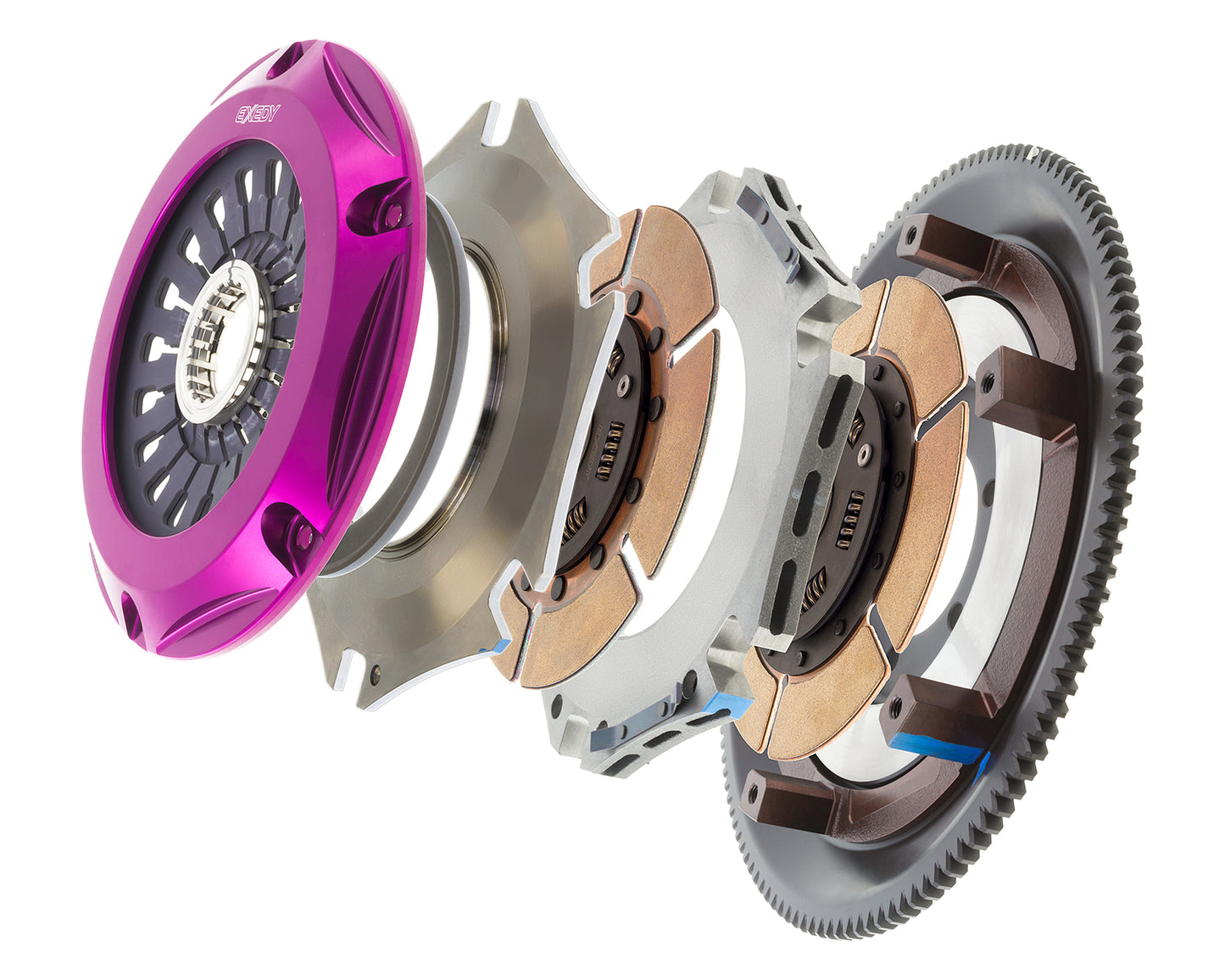 Stage 4 Hyper Twin Metallic Clutch and Flywheel Kit, FD3S