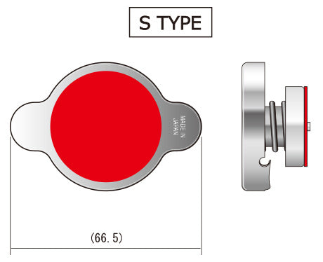 Radiator Cap S Type (1.1kg), R32-R34