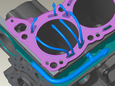 Grommet Type Super Cooling Head Gasket Kit (1.2mm~1.6mm), R32-R34