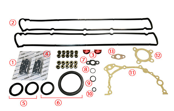 Head Gasket Kit Engine Overhaul (1.2mm~1.6mm), R32-R34