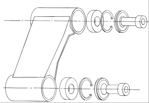 Negative Camber Upper A Arms -10mm, R32