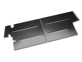 Aluminum Rear Bulk Head Plate - Black Alumite, R32