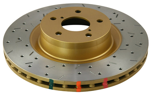 4000 Series Rotor - Cross Drilled/Slotted Uni-Directional Rear Rotor, R32-R34 (non-Brembo)