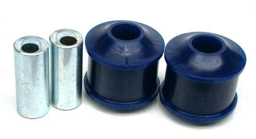 Front Strut Bar to Chassis Mount Bushing Kit - Double Offset, R32-R34