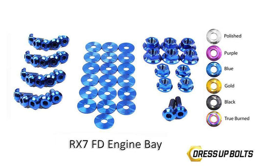Titanium Hardware Engine Bay Kit, FD3S