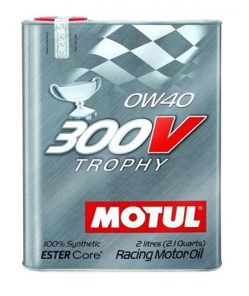 Synthetic Ester Racing Oils 300V TROPHY 0W40 - 2L (2.1qt)