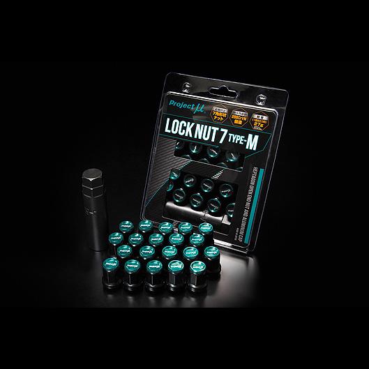 Super Lock Nut 7 Type-M (Black / Green Cap) - 12x1.50
