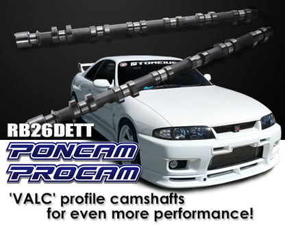 Poncam Camshafts (Intake/Exhaust), R34