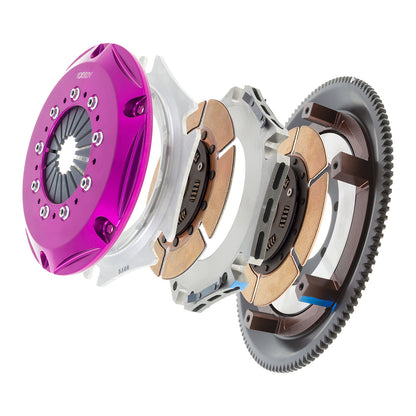 Stage 4 Hyper Twin Metallic Clutch and Flywheel Kit, FC3S